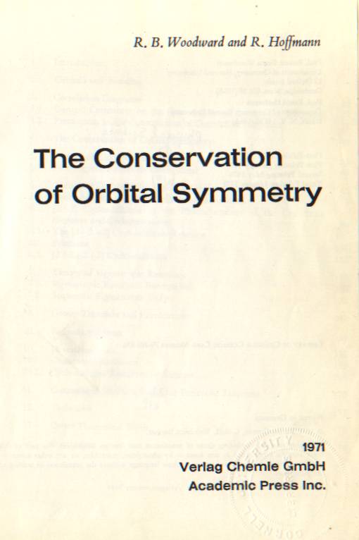 The Conservation of Orbital Symmetry book cover